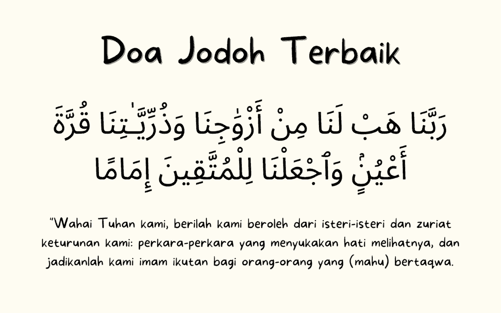 Doa Minta Jodoh agar Cepat Datang, Amalkan Ini!