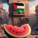arti simbol semangka palestina